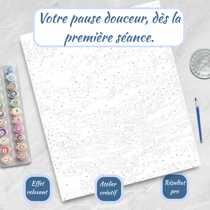 Sinestesia™ — Kit de Peinture par Numéros pour Adultes - À la montagne