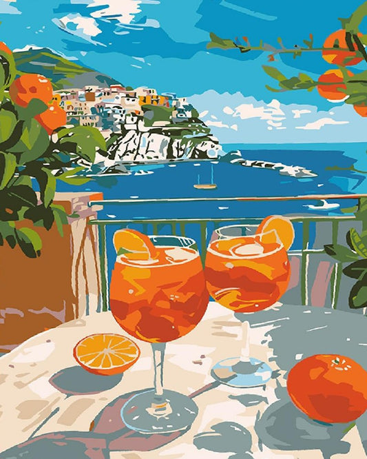 Petite pause avec une sur la mer